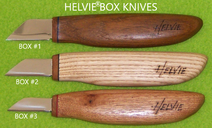 Helvie® Natural Wood Box Knife – Helvie® Knives LLC