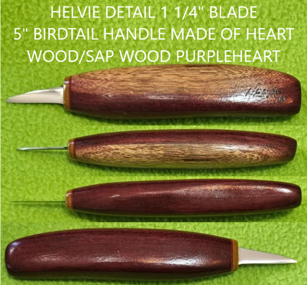 Helvie® Exotic & Other Fine Woods Knives