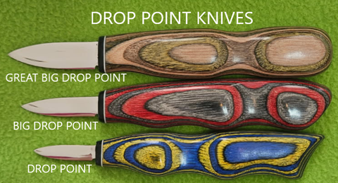 Helvie® Drop Point Knives