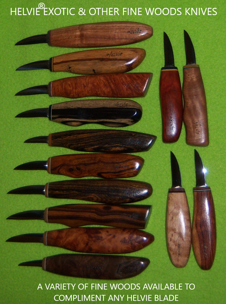 Helvie® Exotic & Other Fine Woods Knives – Helvie® Knives LLC