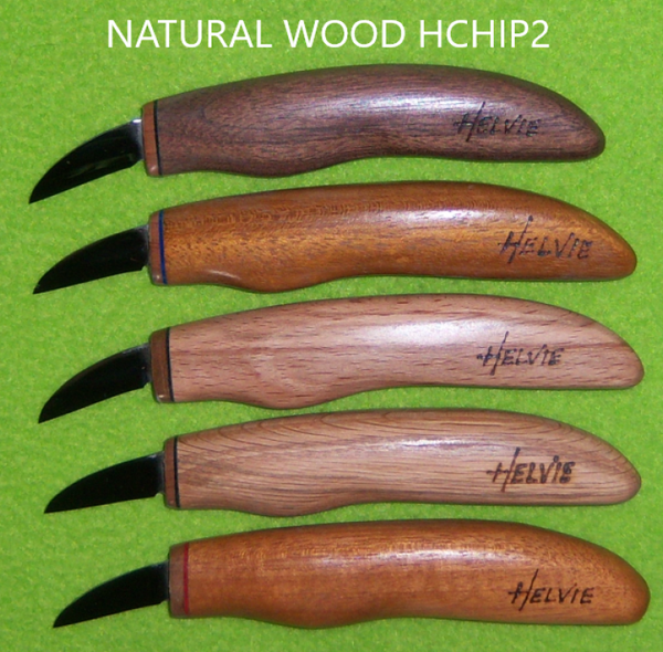 Helvie® Natural Wood Chip Carving Knife