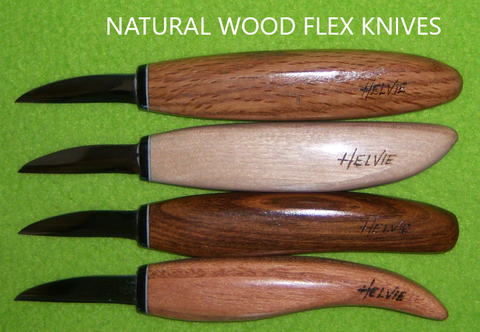 Helvie Natural Wood FLEX Knife