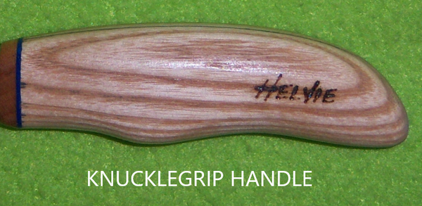 Helvie® Natural Wood Medium Roughout Knife