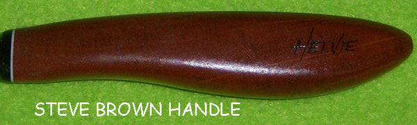 Helvie Natural Wood Roughout Palm Knife