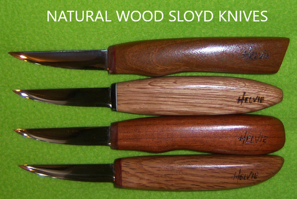 Helvie® Natural Wood Sloyd Knife